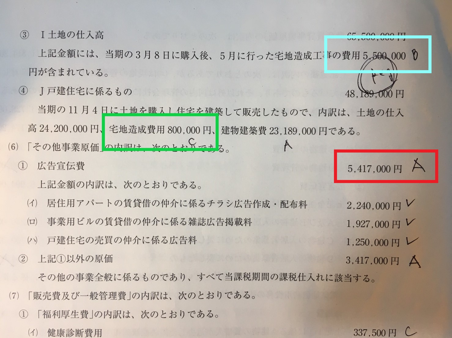 課税仕入れの仕入区分の記載例
